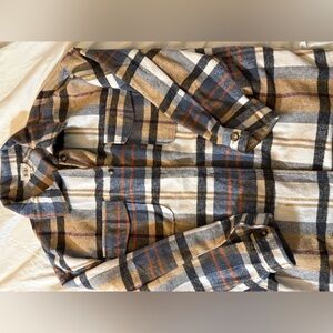 Women’s Country Boutique Shacket - BIBI Flannel Shacket - size XL